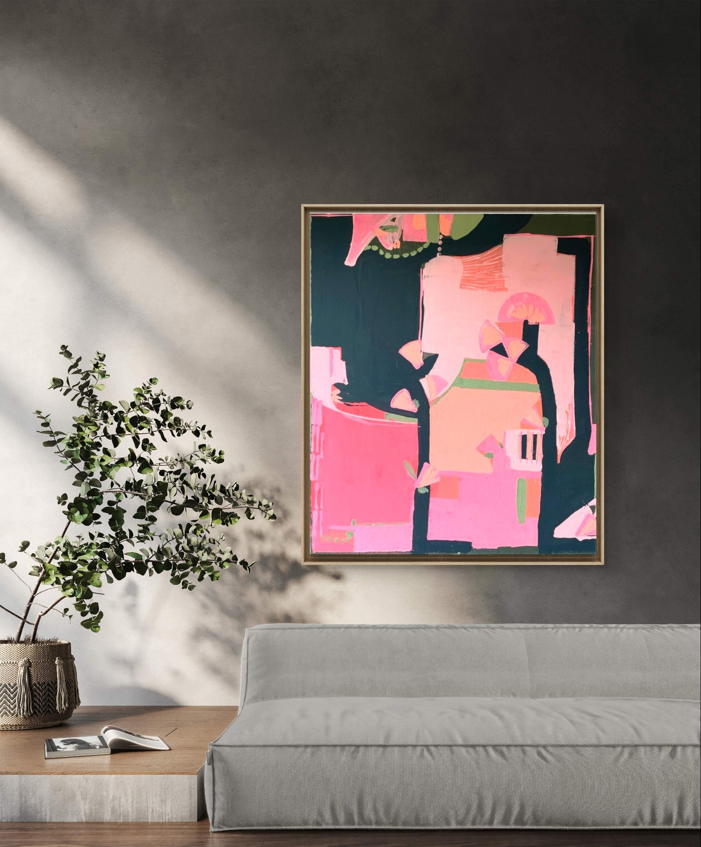 Mediterranean village | 100x80cm