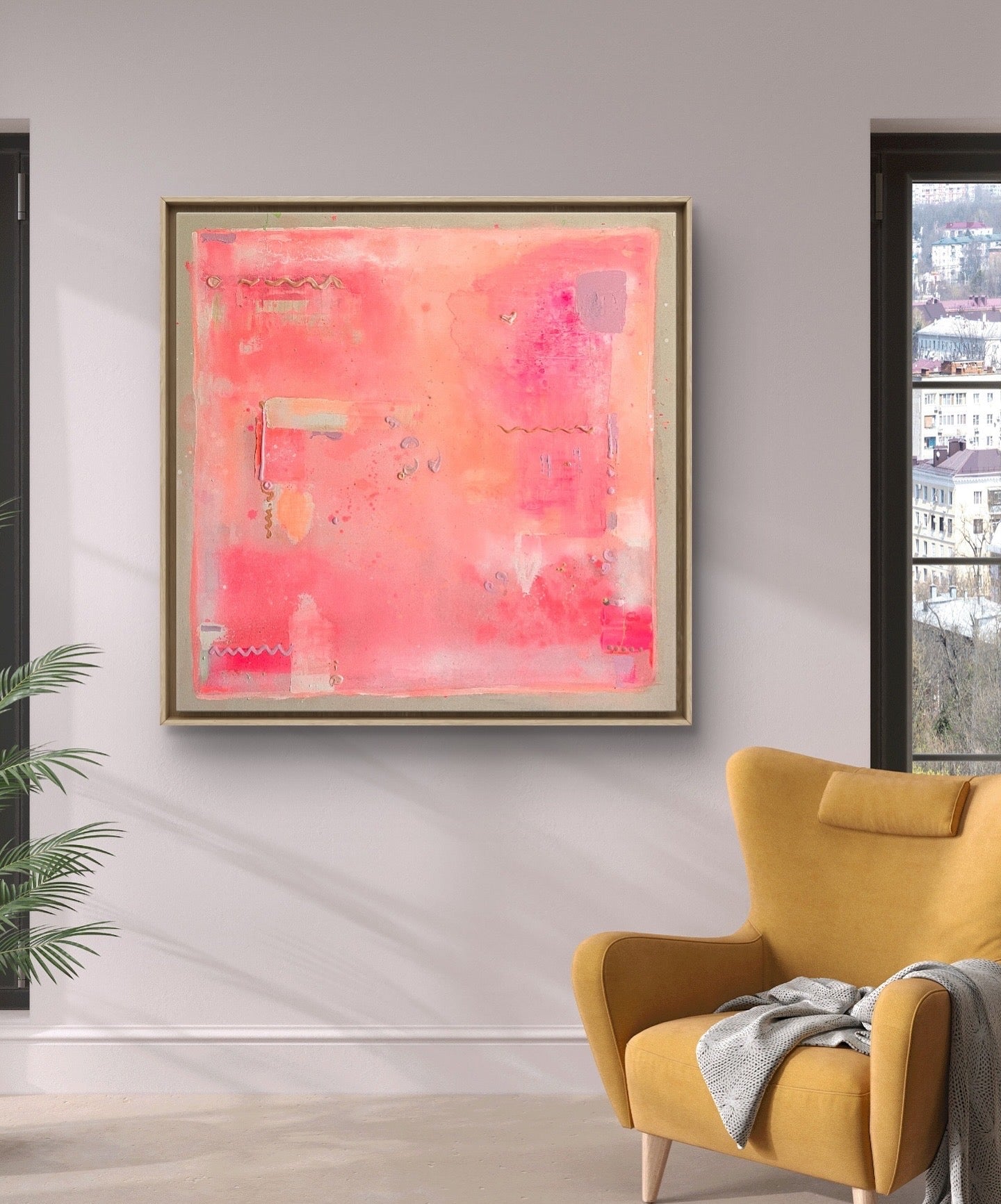 Soft melody | 100x100 cm
